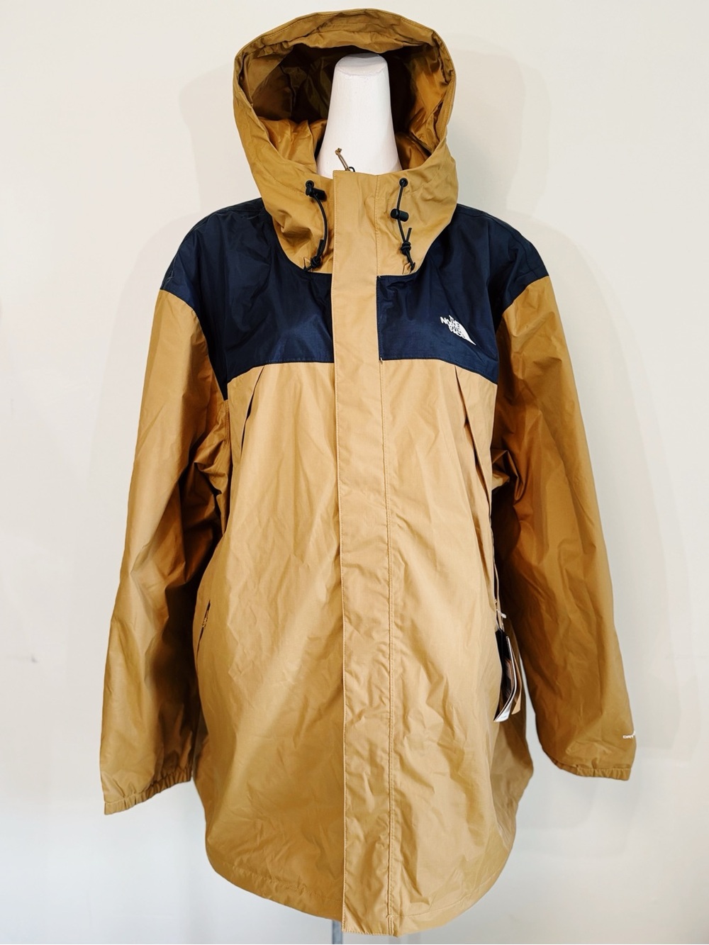 The North Face Antora DryVent Hooded Rain Jacket Utility Brown/Black Men’s 3XL